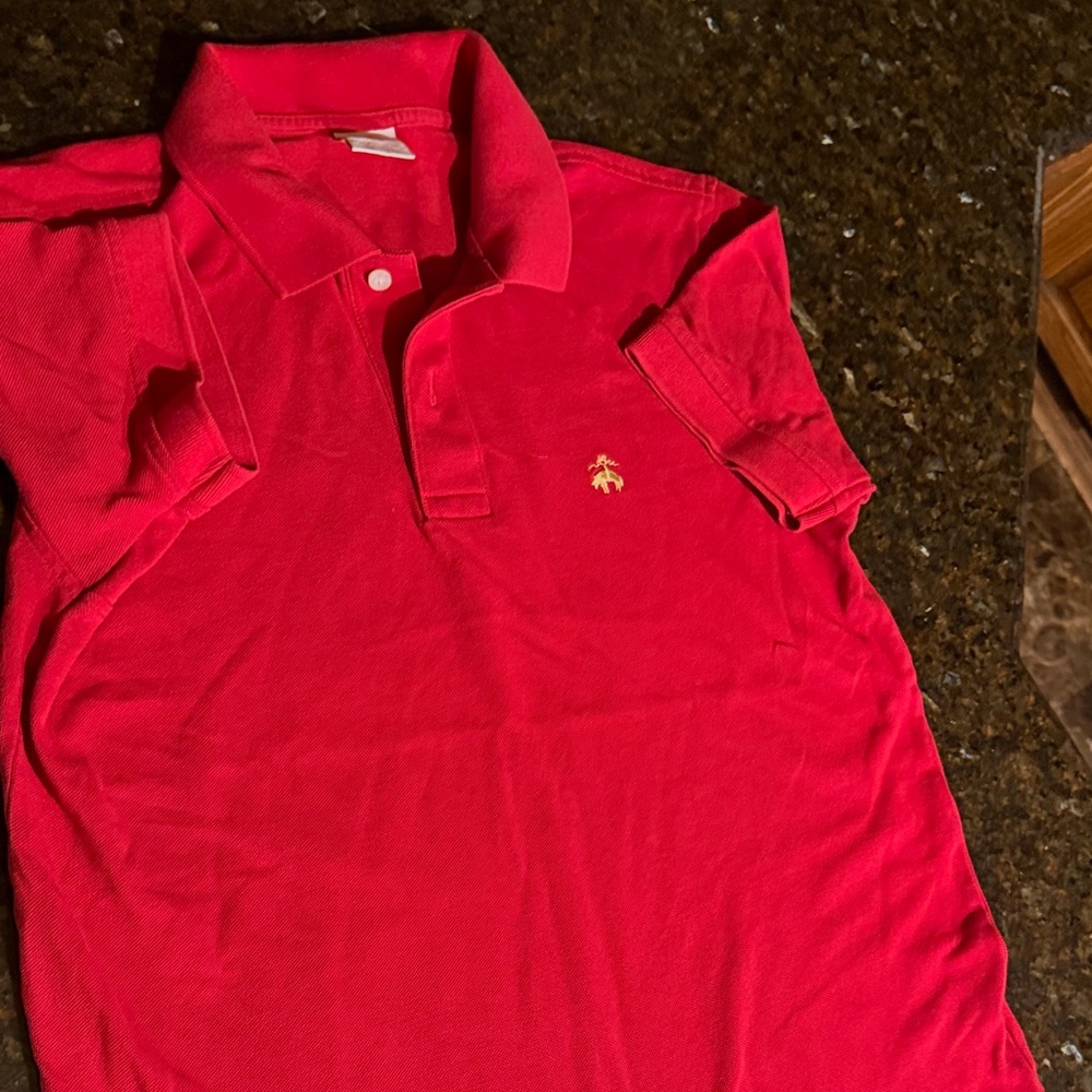 Brooks Brothers Vibrant Red Performance Polo
